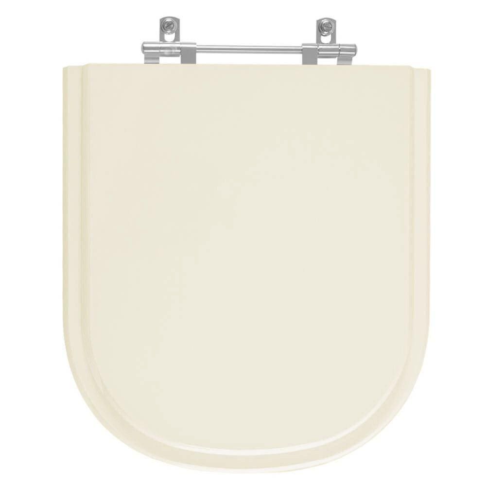 Assento Sanitario Poliester Vogue Plus Creme (bege claro) para vaso Deca