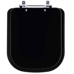 Assento Sanitário Debba Onix (Preto Fosco) para vaso Roca