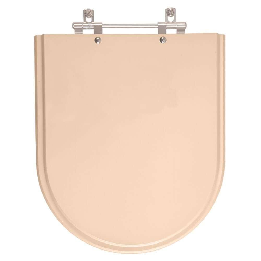 Assento Sanitário Carrara Rosa Floral para vaso Deca