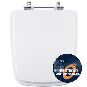 Assento Sanitario Poliester Antibacteriano Suite Branco Para Vaso Incepa