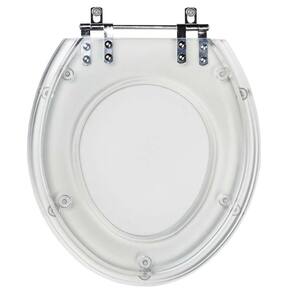Assento Sanitário Aries Transparente Para Vaso Eternit