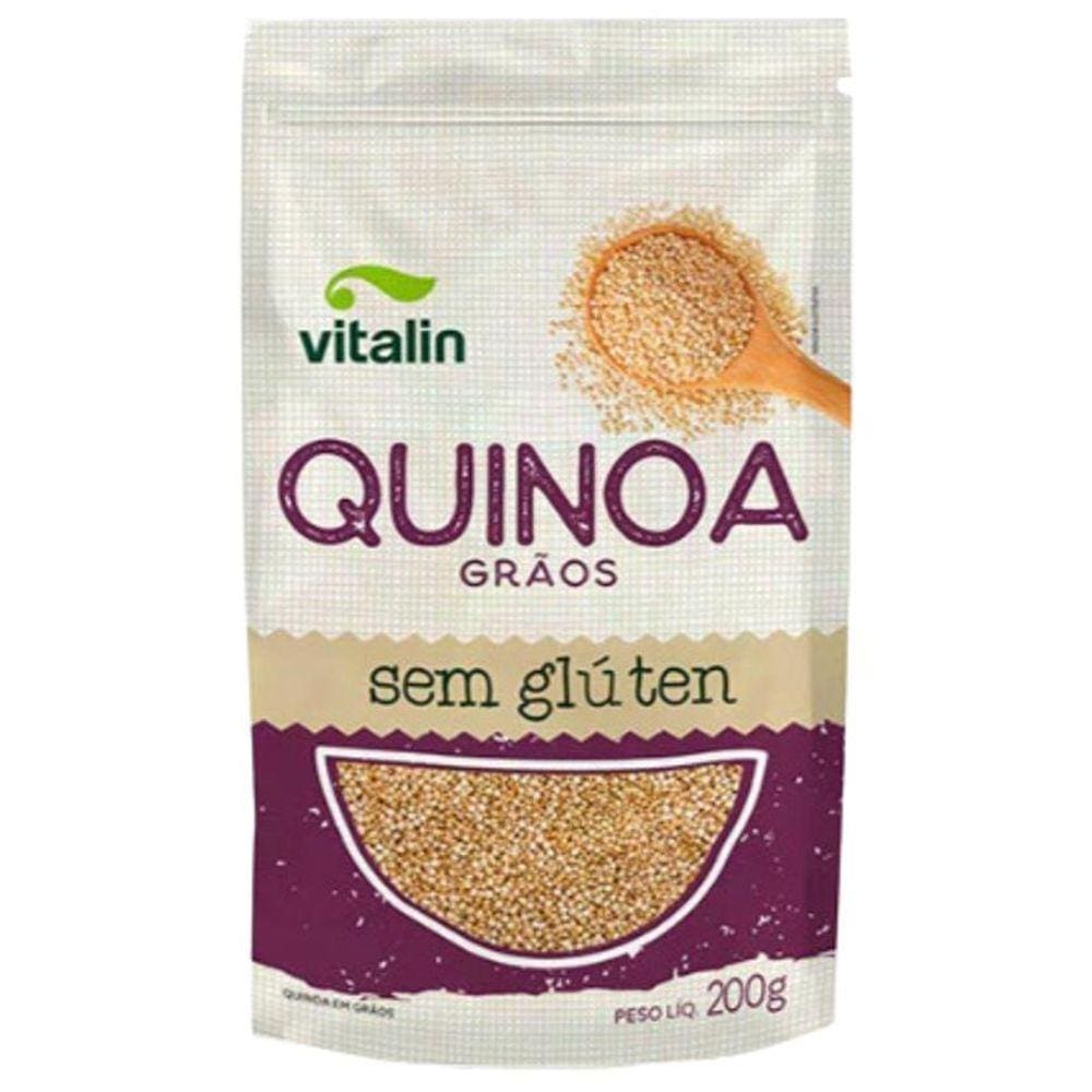Kit 2X: Quinoa Em Grãos Integral Sem Glúten Vitalin 200G