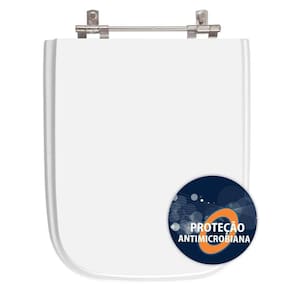 Assento Sanitário Poliester Antibacteriano Tivoli Neve (Branco) para vaso Ideal Standard