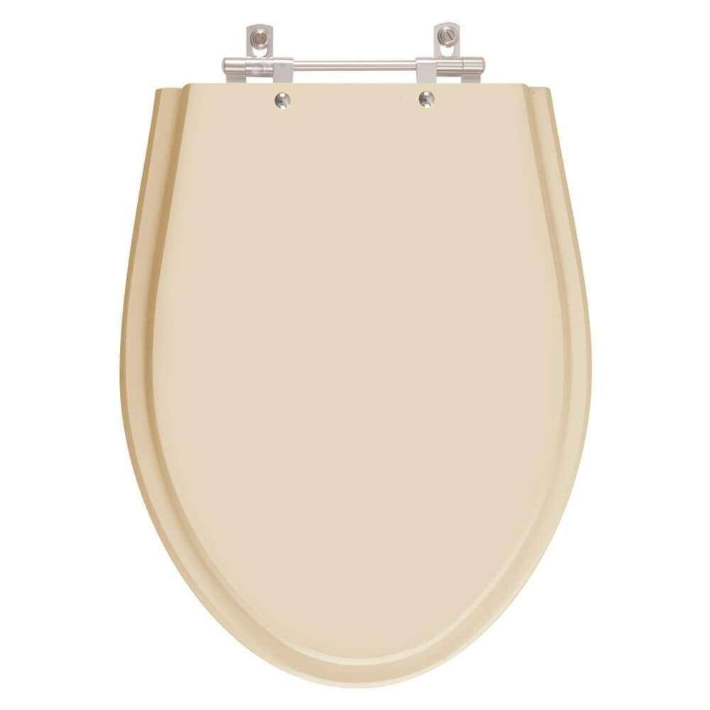 Assento Sanitário Poliester Victoria Visone para vaso Ideal Standard