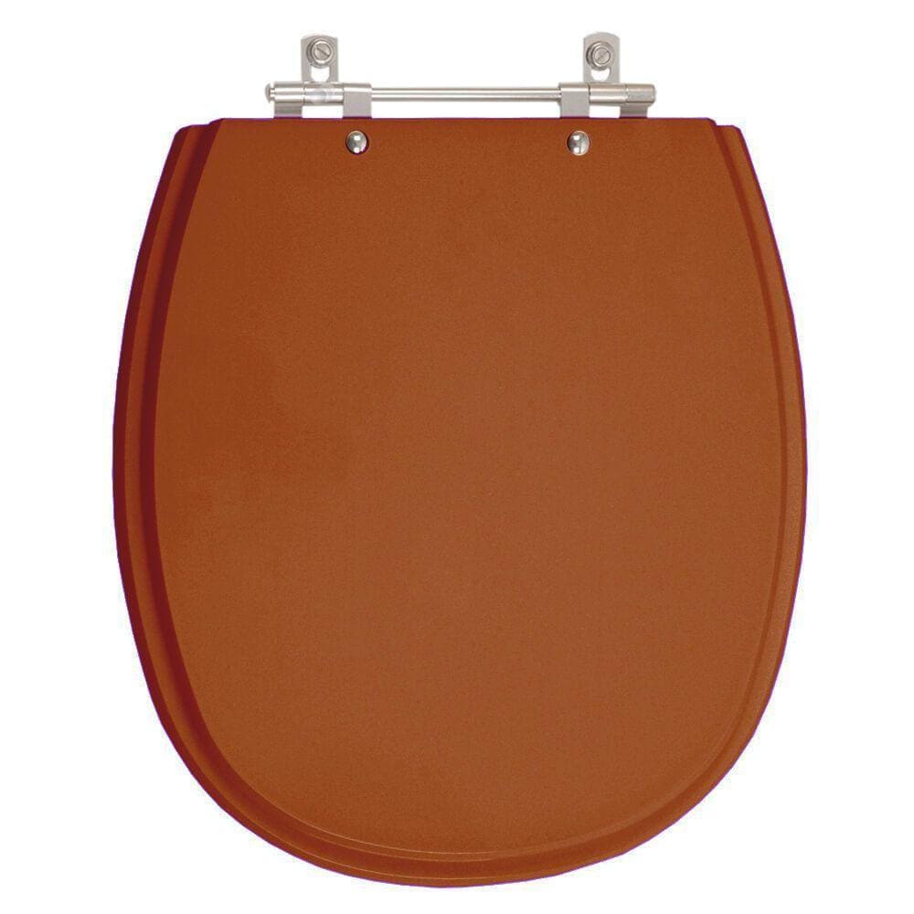 Assento Sanitário Aspen Caramelo para vaso Deca