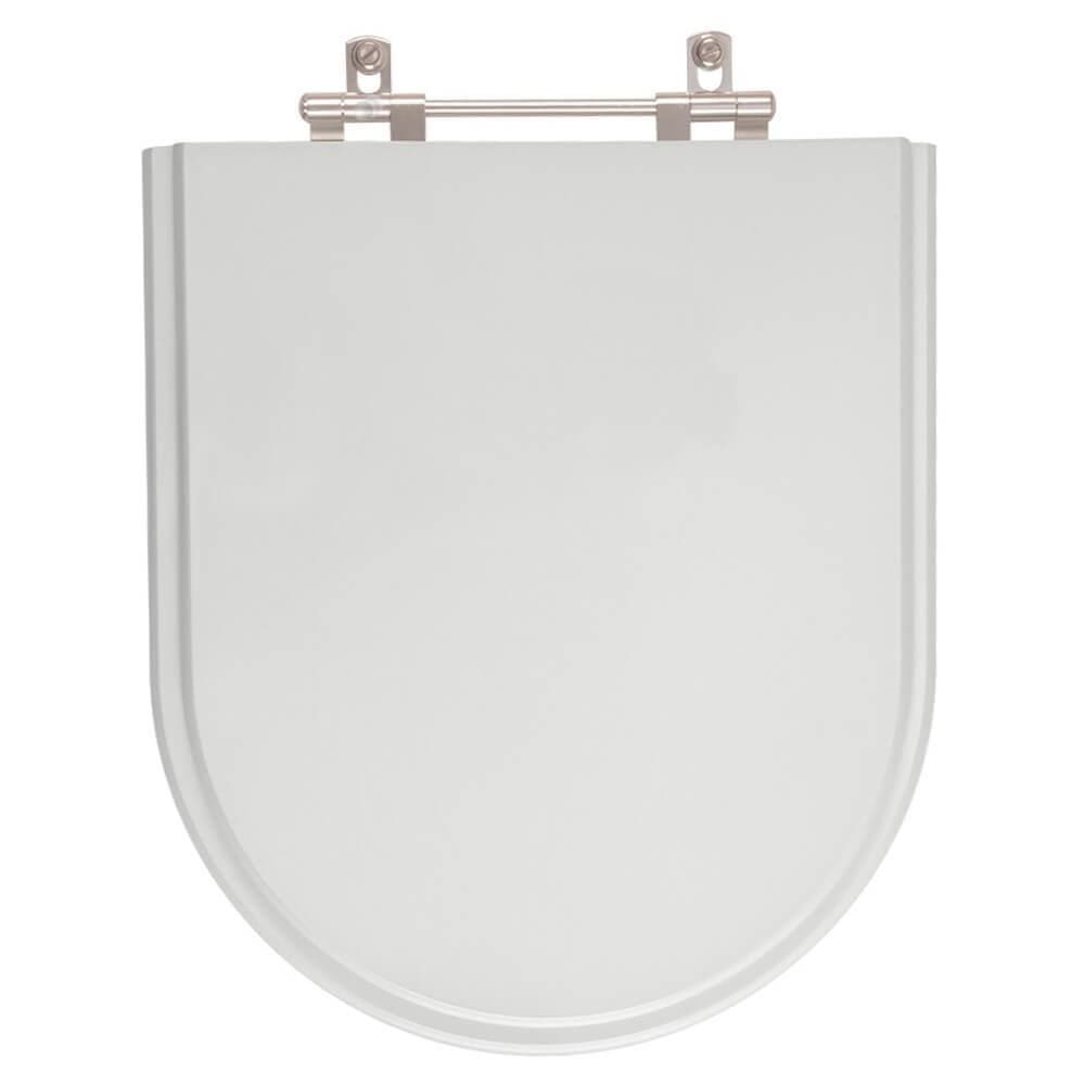 Assento Sanitário Duna Cinza Real para vaso Deca