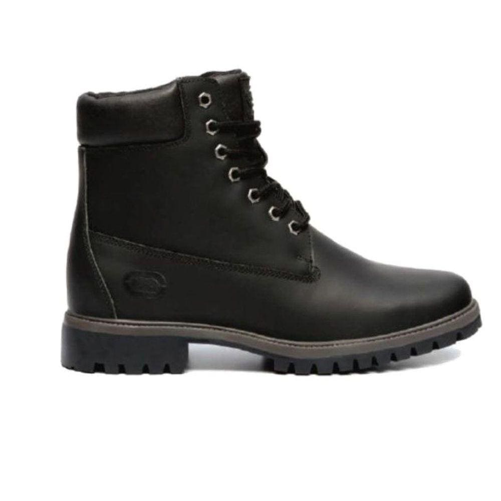 Bota couro coturno masculina Ecko
