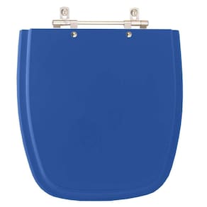 Assento Sanitário Fit Azul Real para vaso Celite