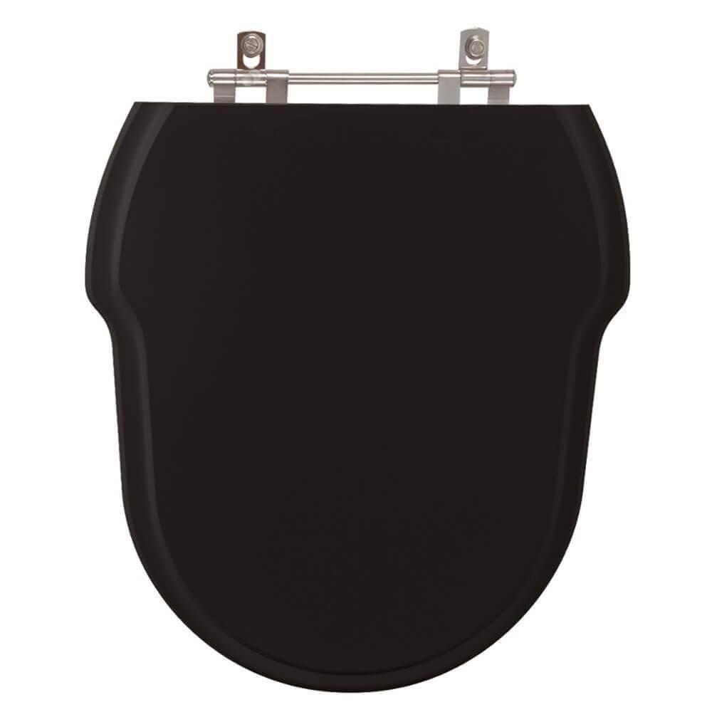 Assento Sanitário Hampton Preto para vaso Incepa