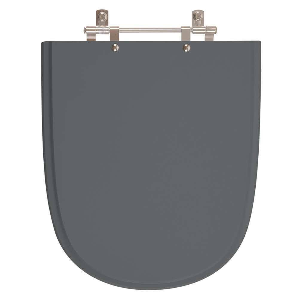 Assento Sanitário Ezedra Cinza Quartzo (Cinza Escuro) para vaso Ideal Standard