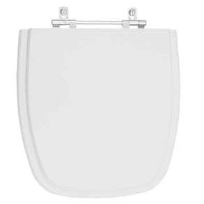 Assento Sanitário Fit Cinza Prata para vaso Celite