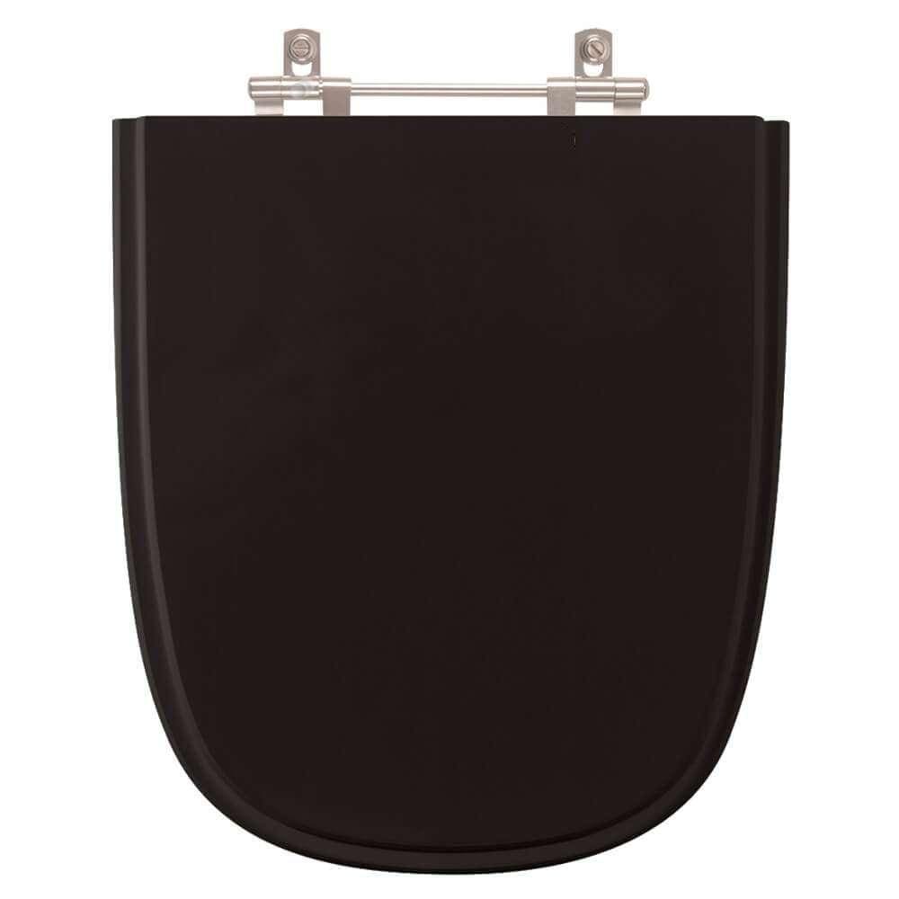 Assento Sanitário Ibiza Preto para vaso Incepa