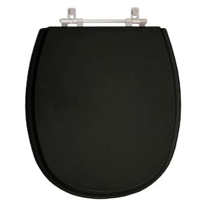 Assento Sanitário Poliéster Loren One Preto para vaso Lorenzetti 6lpf