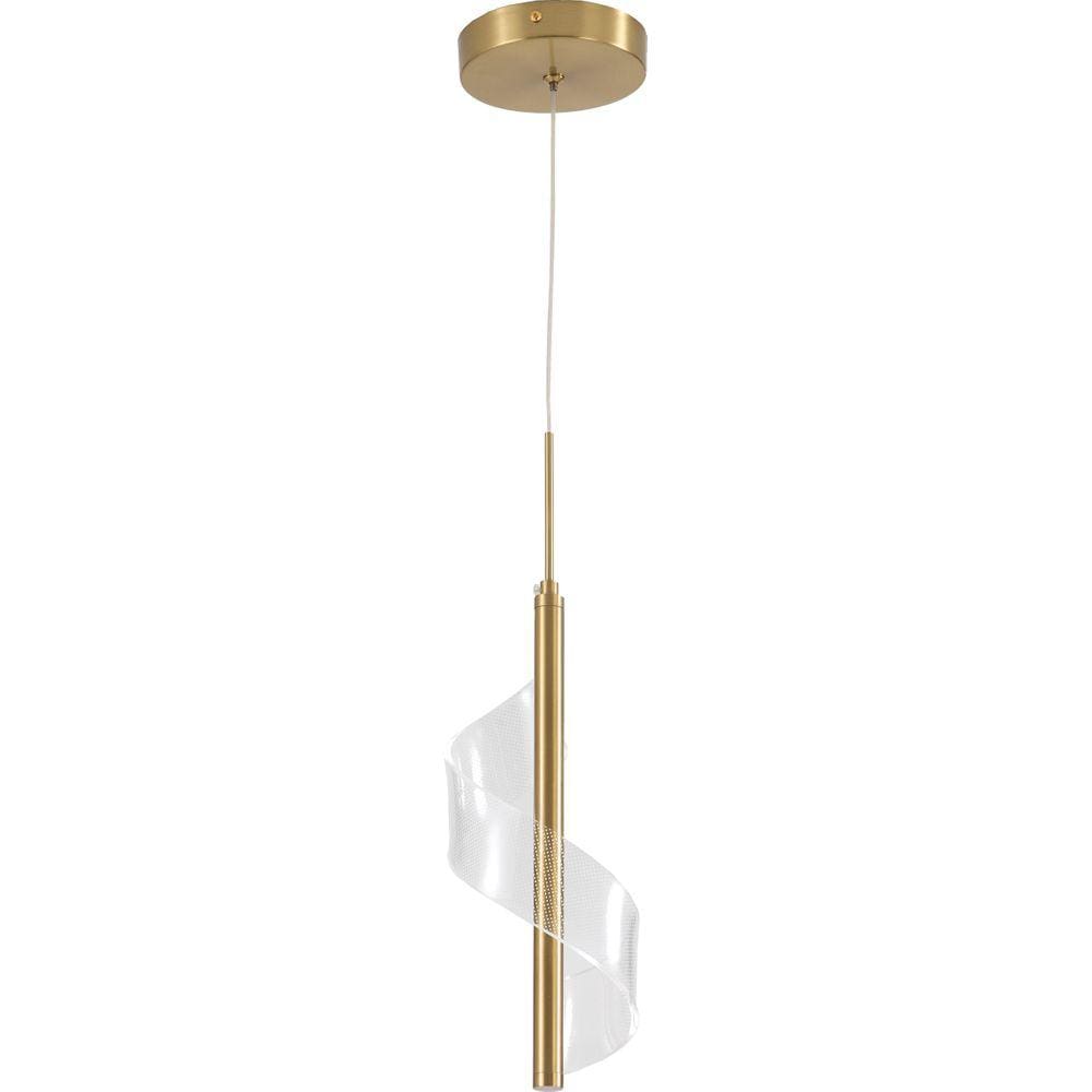 Pendente Mast Moderno Dourado D130*H300