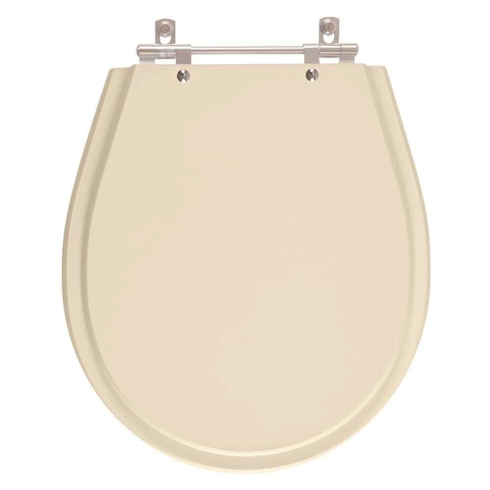 Assento Sanitário Poliester Avalon Visone para Vaso Ideal Standard