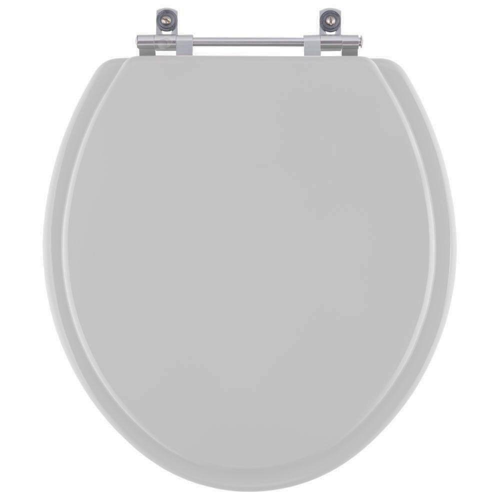 Assento Sanitário Targa Cinza Real para vaso Deca