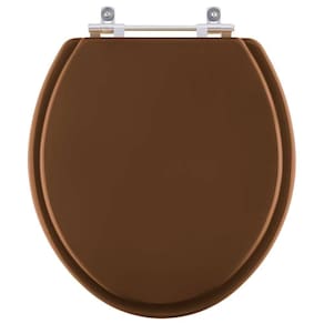 Assento Sanitário Poliester Flamingo Ocre Marrom para vaso Incepa