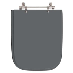 Assento Sanitário Poliester Tivoli Cinza Quartzo (Cinza Escuro) para vaso Ideal Standard
