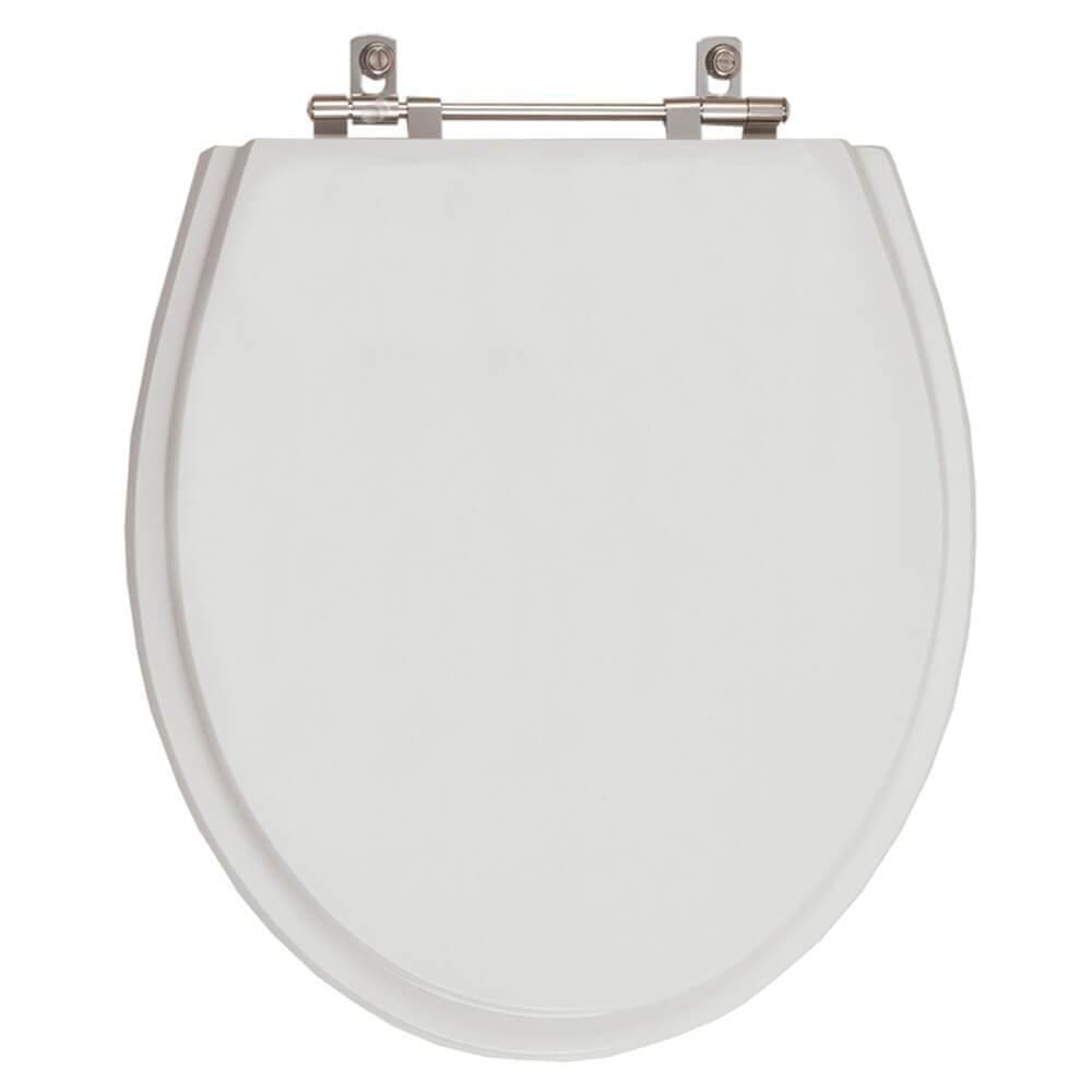 Assento Sanitário Poliester Windsor Cinza para bacia Deca