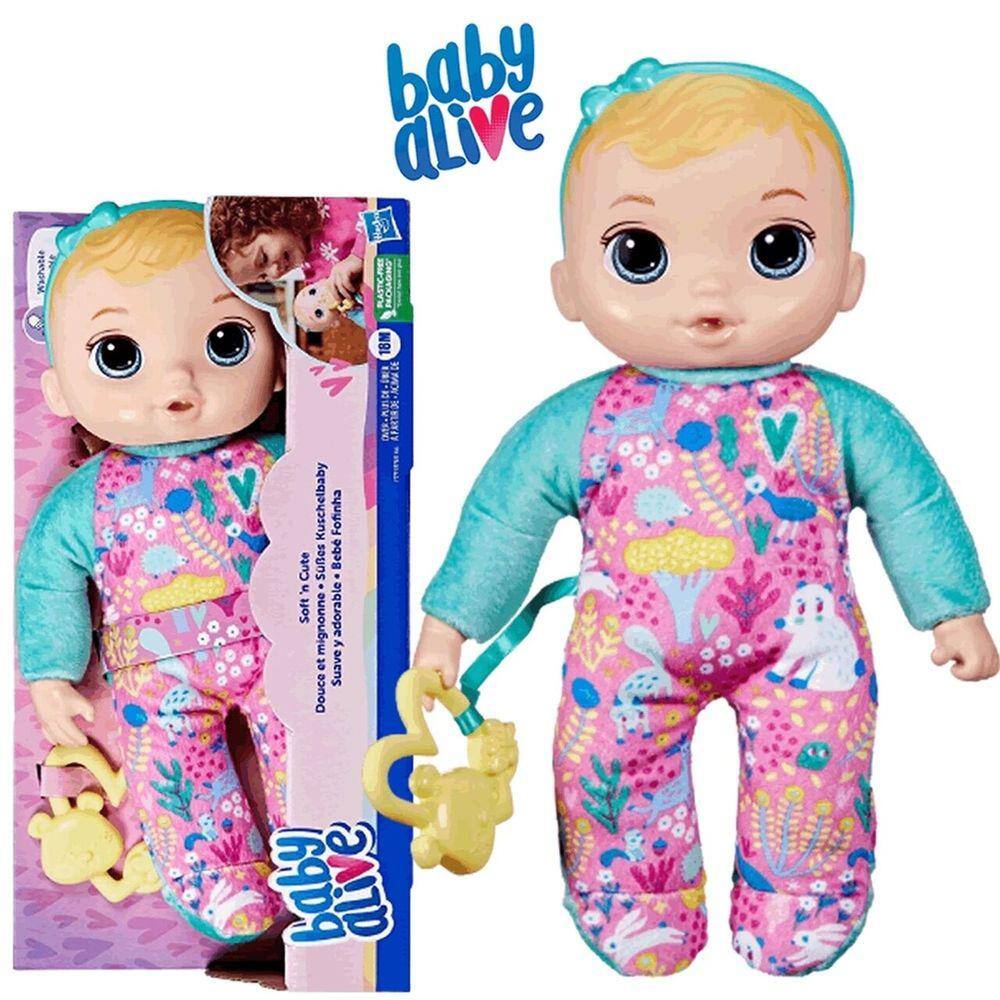 Boneca Bebê com Acessórios - Baby Alive - Hora do Suco - Vestido