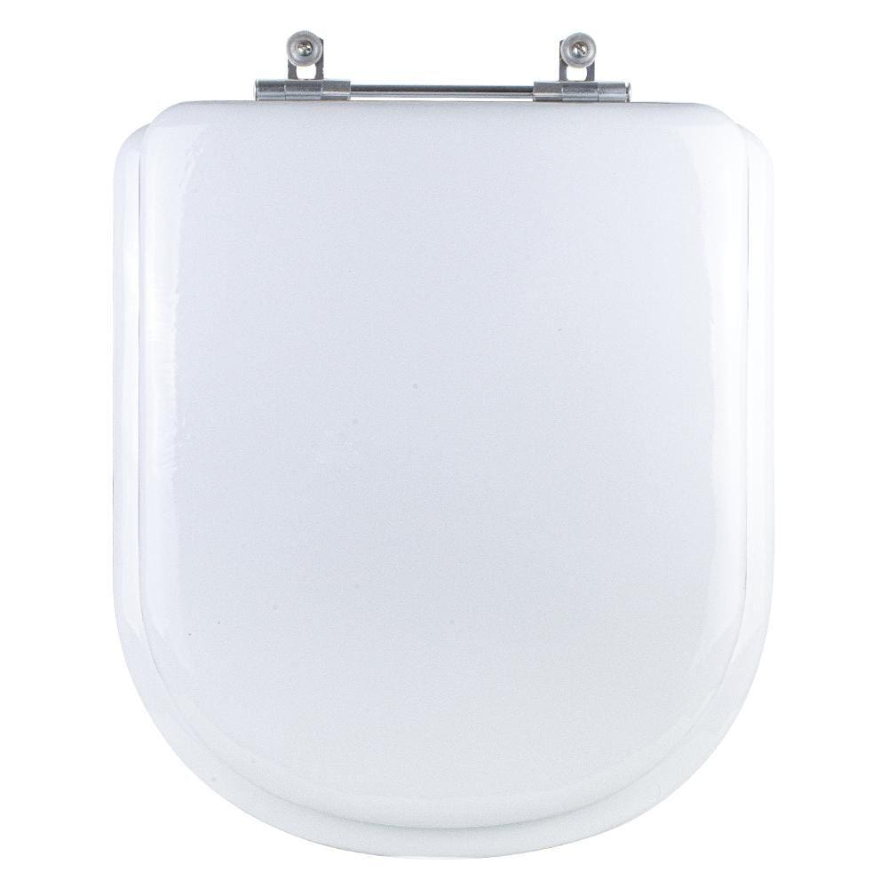 Tampa de Vaso Almofadada Vogue Plus Branco para Bacia Deca 6lpf