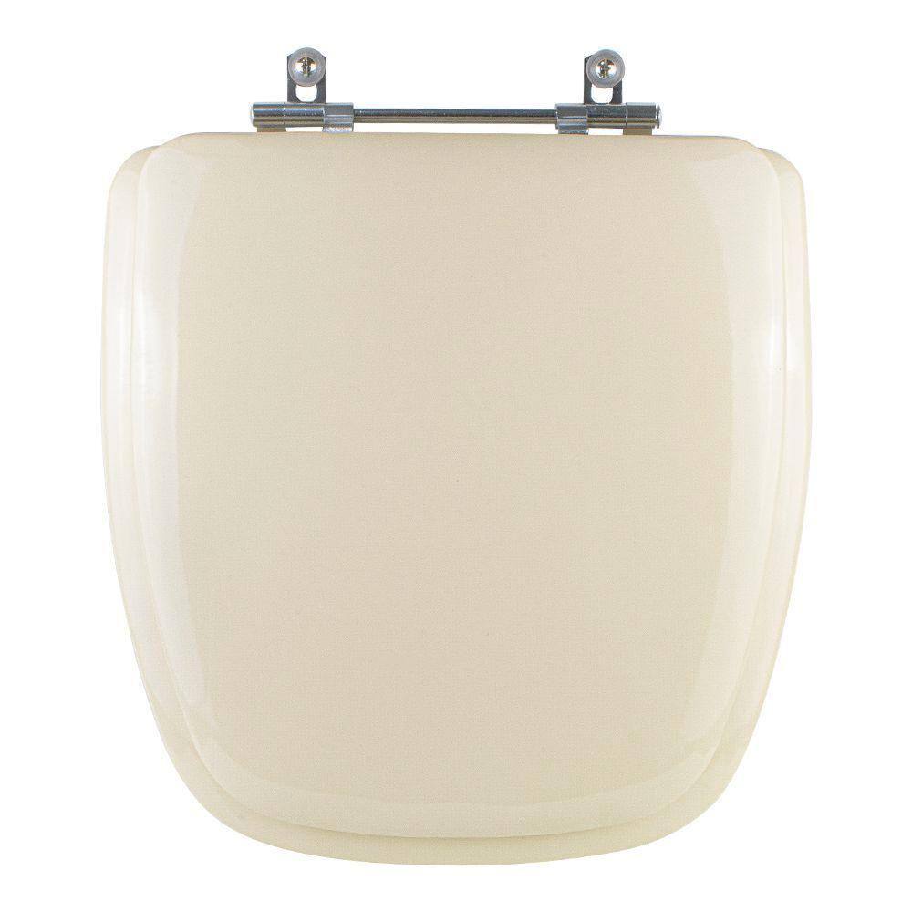 Tampa de Vaso Almofadada Fit Bege Claro para bacia Celite