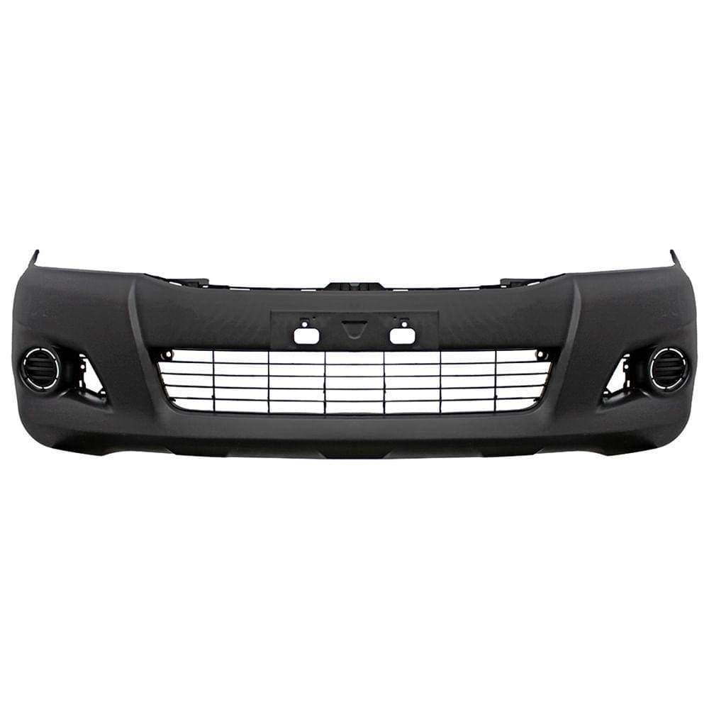 Parachoque Dianteiro Toyota Hilux 2012 a 2015 Preto Liso