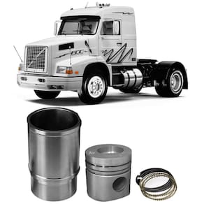 Kit Motor Camisa Pistão Anel NL 12 360 410 TD 123 95 a 2000