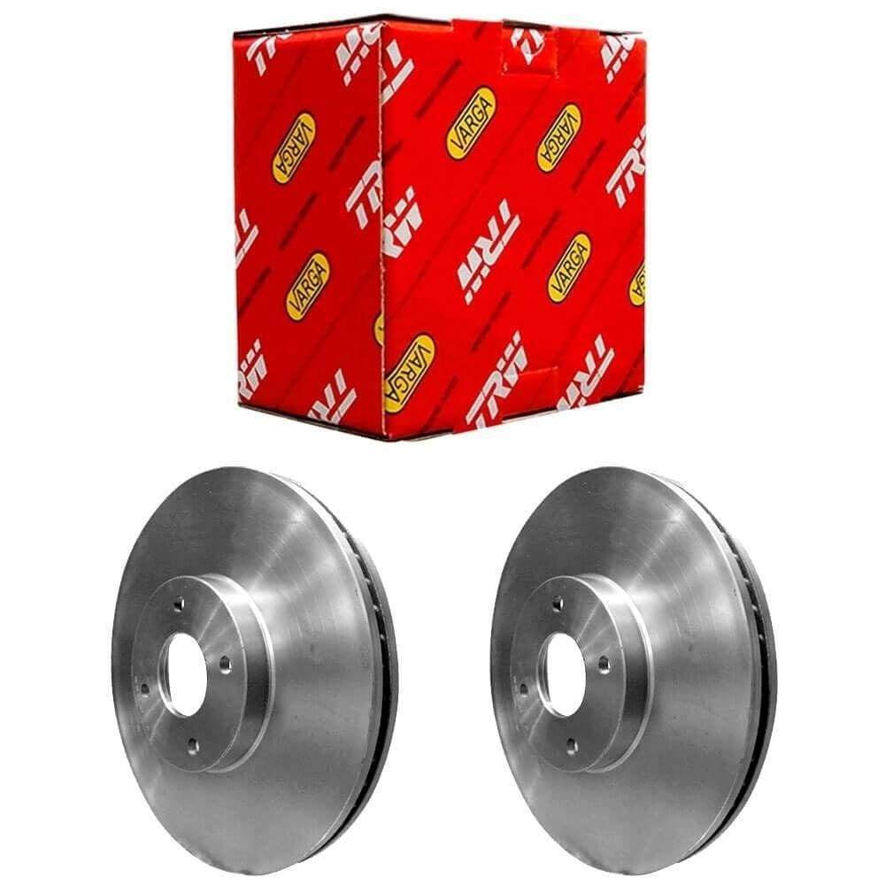 Par Disco Freio Idea Bravo Linea 2009 A 2016 Dianteiro Trw