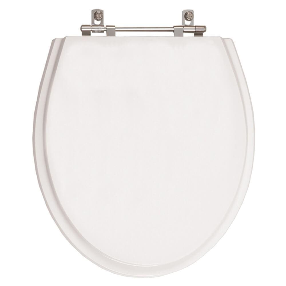 Assento Sanitário em MDF Ritz Branco para bacia Deca
