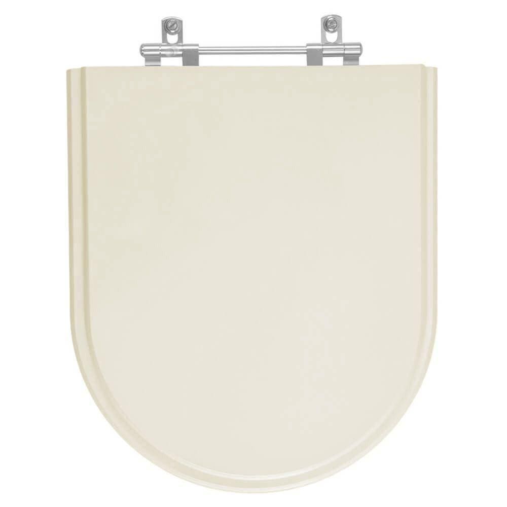 Tampa de Vaso Poliester Carrara Creme Bege Claro para Bacia Deca 6lpf