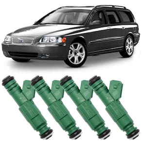 Kit 4 Bico Injetor Volvo V70 C70 98 A 2007 Bosch 0280155968