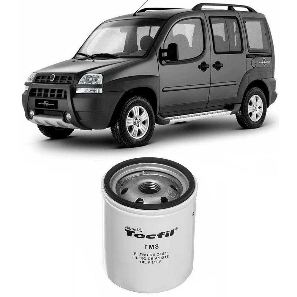 Filtro Óleo Fiat Doblò 1.8 2004 A 2010 Psl18m Tecfil