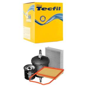 Kit Troca De Filtros Voyage 1.0 12v Flex 2016 A 2022 Tecfil
