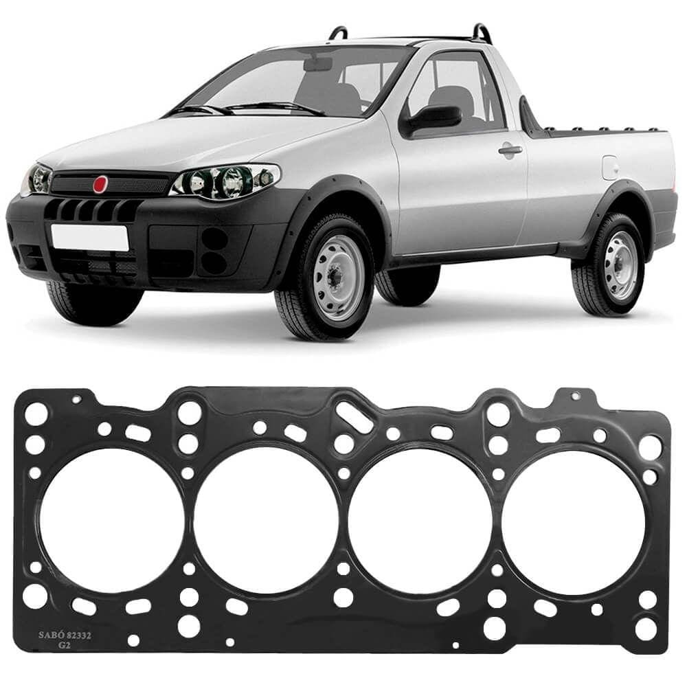 Junta Cabeçote Motor Fire Strada 1.4 8v 2006 A 2018 Metálica