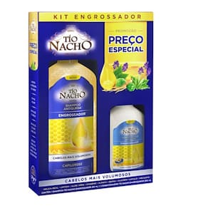 Kit PEQUENO Tío Nacho Engrossador - Shampoo 415ml + Condicionador 200ml