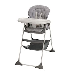 Cadeira de Alimentação Infantil Slim Snacker Cinza - Graco