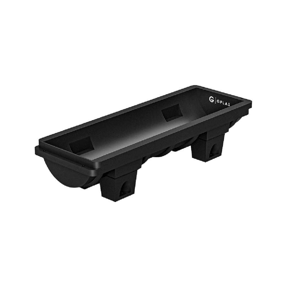 Kit 3 Cochos Canaleta para Gado 200L Preto Gplas