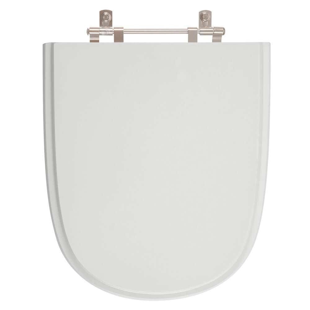Assento Sanitário Ezedra Sterling Silver (Cinza Claro) para vaso Ideal Standard