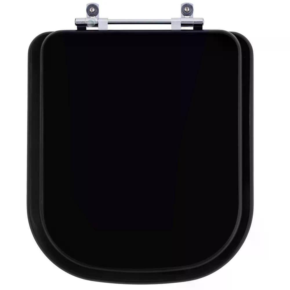 Assento Sanitário Misti Preto Para Vaso Icasa