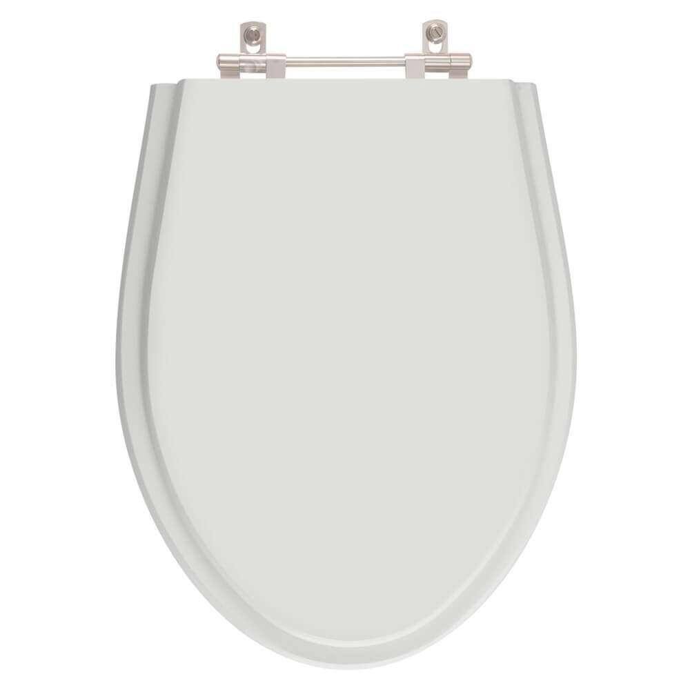 Assento Sanitário Poliester Absolute Sterling Silver (Cinza Claro) para vaso Ideal Standard