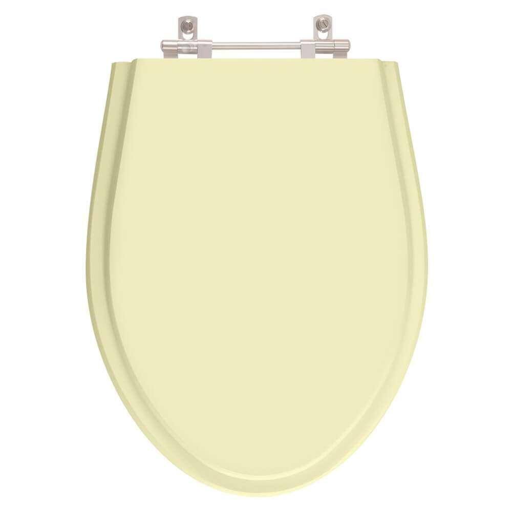 Assento Sanitário Poliester Absolute Bone (Bege Claro) para vaso Ideal Standard
