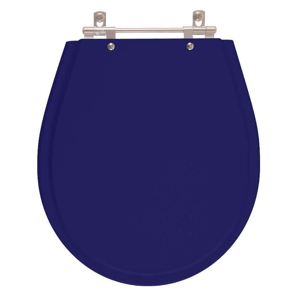 Assento Sanitário Poliester Avalon Azul Cobalto para vaso Ideal Standard