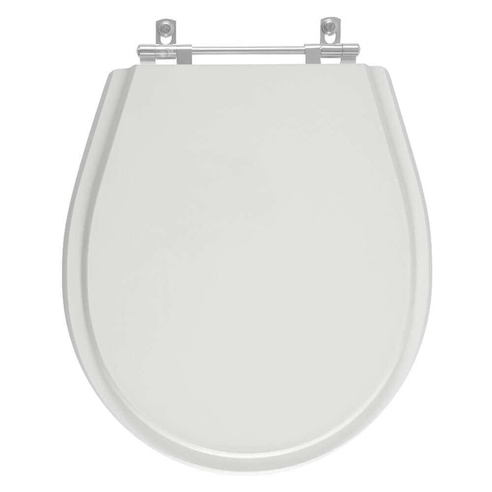 Assento Sanitário Poliester Avalon Cinza Claro para vaso Ideal Standard