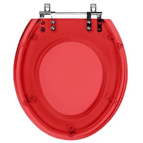 Assento Sanitário Poliester Izy Vermelho Translucido Para Louça Deca