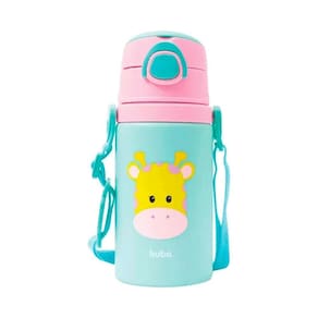 Garrafinha Alumínio Animal Fun Girafa Buba Ref:12118 450Ml