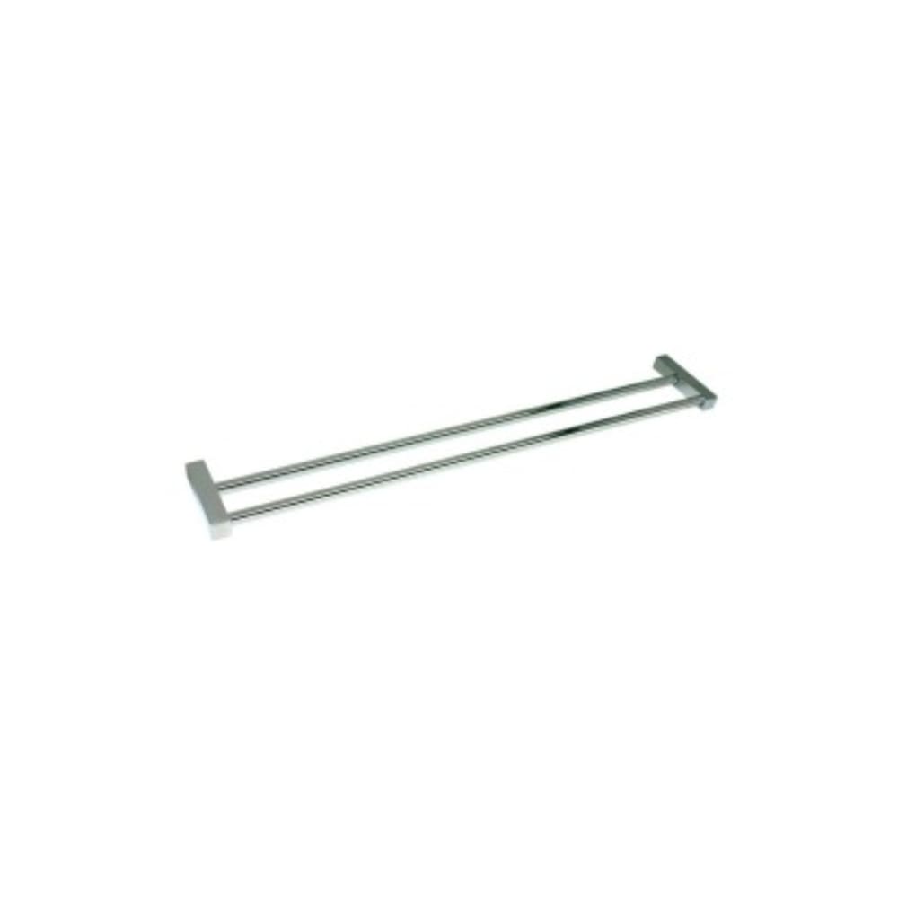 Toalheiro Duplo 60Cm Tirreno Veneza Cromado 253 Cr