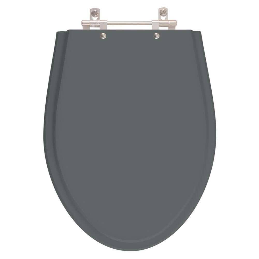 Assento Sanitário Victoria Cinza Quartzo para vaso Ideal Standard
