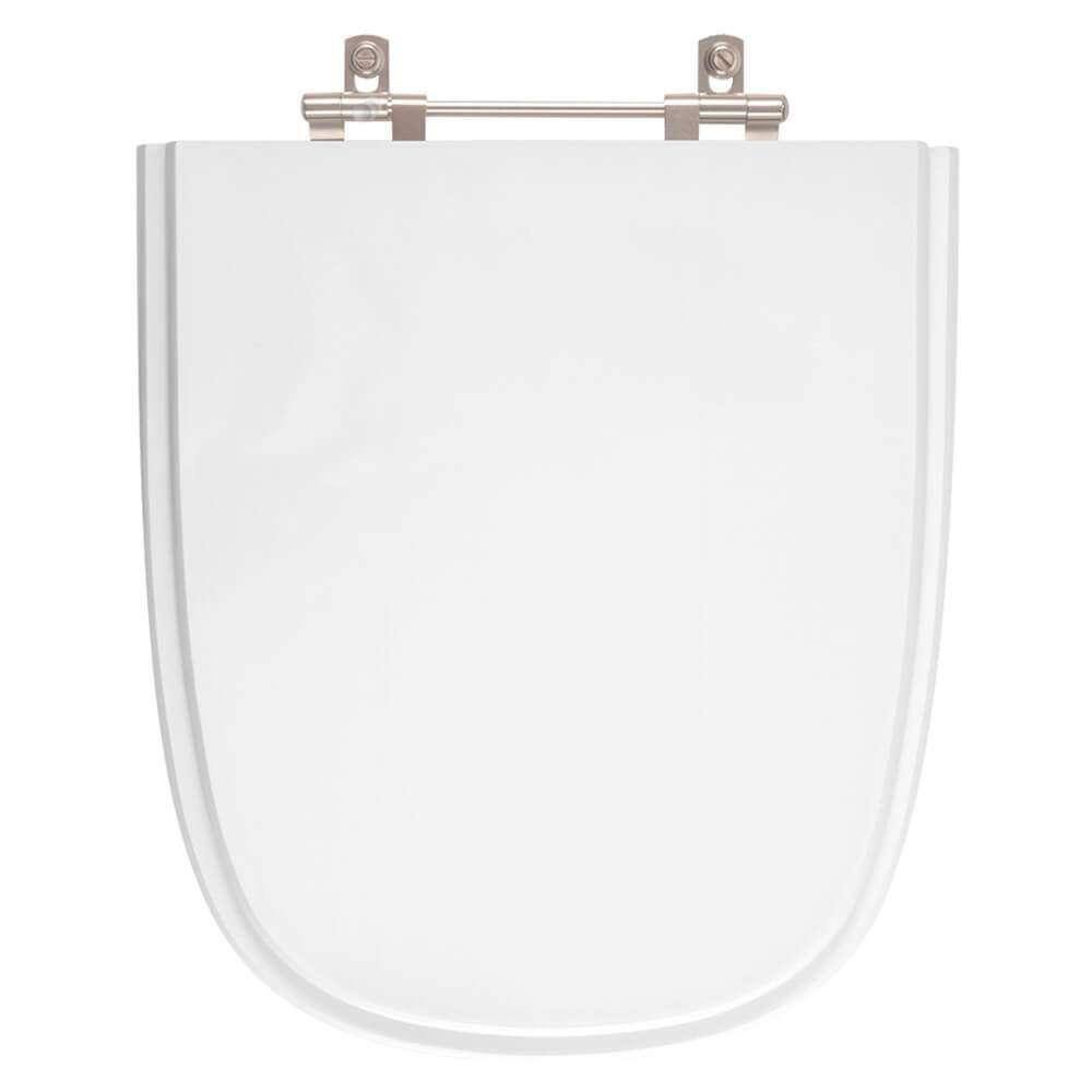 Tampa de Vaso Poliester Ibiza Branco para bacia Incepa Cidamar