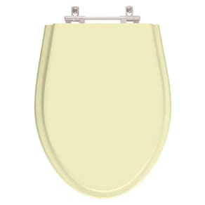 Tampa de Vaso Poliester Victoria Bege Claro (Bone) para Bacia Ideal Standard